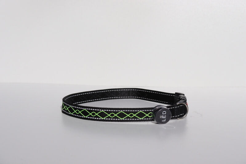 Collar LED bordado