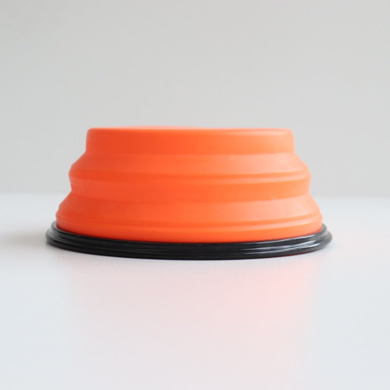 Bol Pliable pour Chien Orange