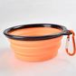 Bol Pliable pour Chien Orange